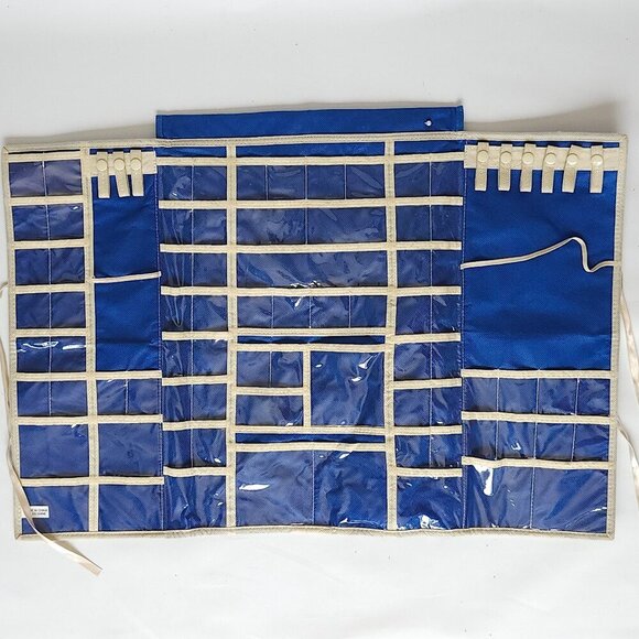 Pretty Floral Hanging Small Item Storage Solution Store Pins Bobby Pins Hair - Picture 2 of 10